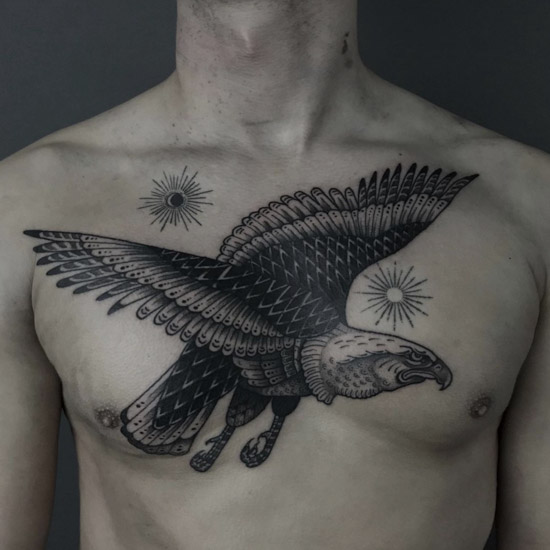 Eagle Old-school Tattoo – Wallmonkeys