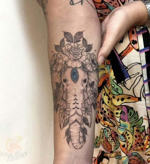 Eye-Catching Mandala Elephant Tattoo Ideas | Inku Paw