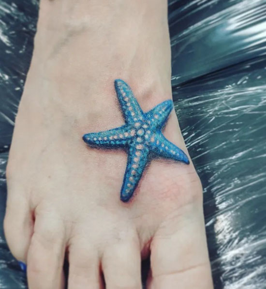 KREA - starfish, tattoo design, watercolor, maximalist, high detail