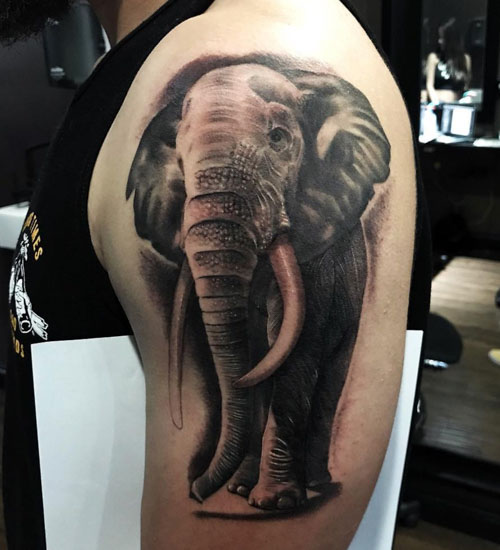 The Standard Tattoo Parlor - Elephant Tattoo done by Big Checho exclusively  at The Standard Tattoo Parlor Chula Vista. Now booking appointments for  April-May 2021. #hechobychecho #thestandardtattooparlor #tattoos #elephant  #sandiego | Facebook