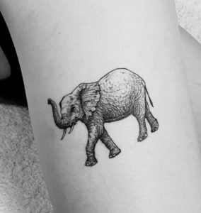 Top 40 Traditional and Realistic Elephant Tattoos | Inku Paw