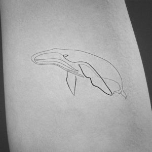 2022 New Blue Whale Leap Long Line Art Waterproof Juice Tattoo Stickers For  Woman Man Whale Fake Tattoo Body Temporary Tattoo  Temporary Tattoos   AliExpress