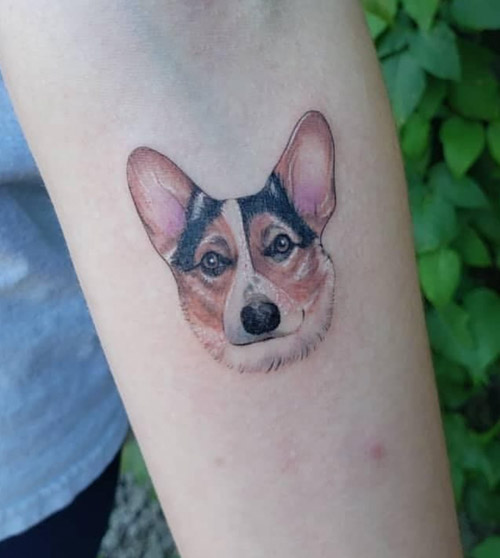 Cute Dog Ear Temporary Tattoo Sticker  OhMyTat