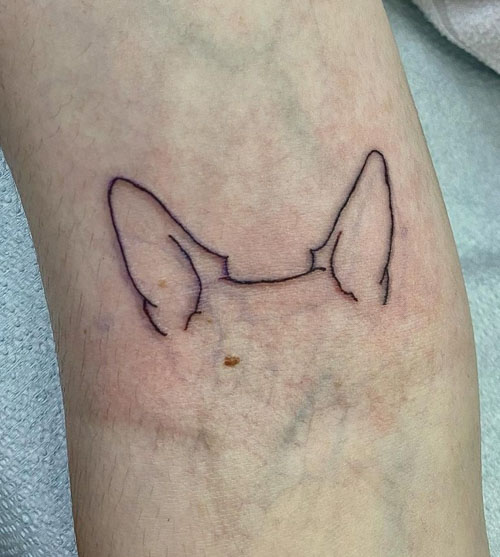 Tracy B Tattoo  Made these fun little corgi ears the other day on a cool  new client   Facebook