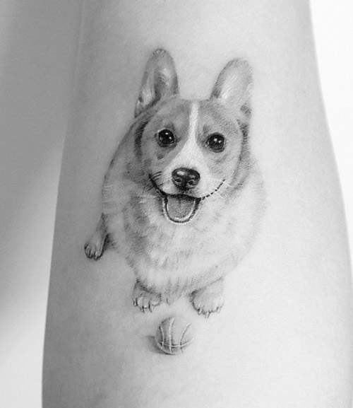 Corgi Tattoo  Corgi tattoo Cool tattoos Dog tattoos