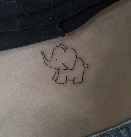 Baby Elephant Tattoo Stock Illustrations – 849 Baby Elephant Tattoo Stock  Illustrations, Vectors & Clipart - Dreamstime