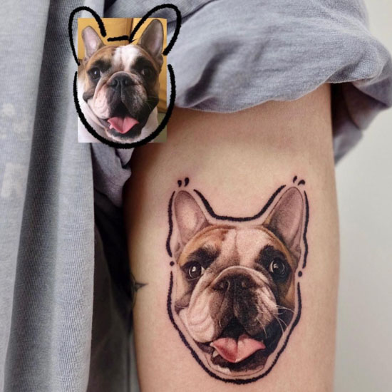 Dog Memorial Tattoos: Explore a Variety of Styles and Ideas