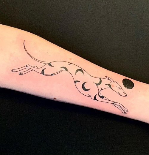 Moon and killer whale cover up tattoo on the forearm. | Orca tattoo, Small  tattoos, Small forearm tattoos