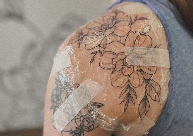 How to Remove the Sticky Situation of Adhesive Residue on Your New Tattoo