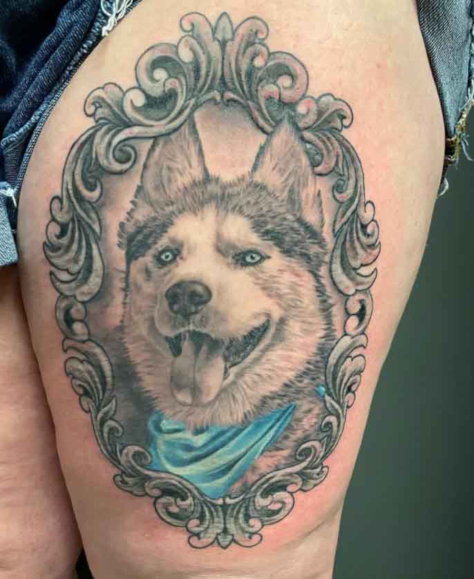 Husky With These Memorial Tattoo Ideas