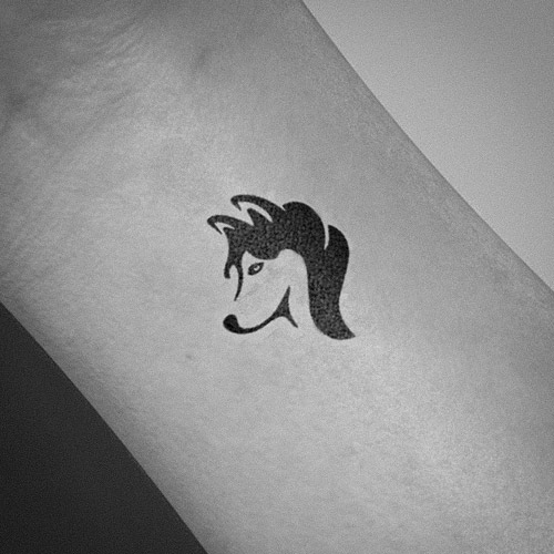 Horse Tattoo Variant Facing The Left Svg Png Icon Free Download (#72851) -  OnlineWebFonts.COM