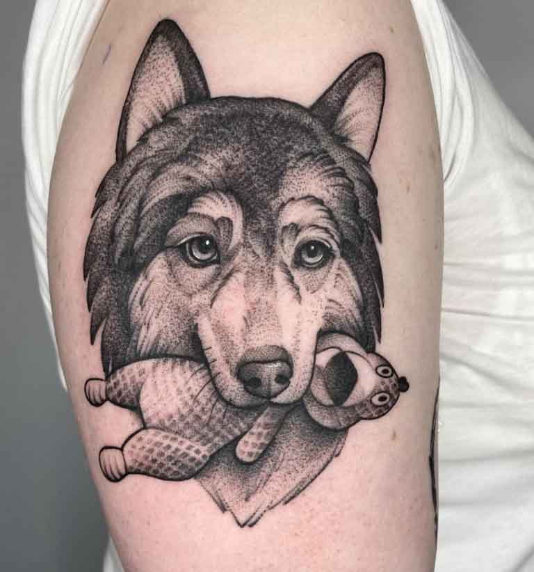 10 Of The Best Alaskan Malamute Dog Tattoo Ideas Ever  rmalamute