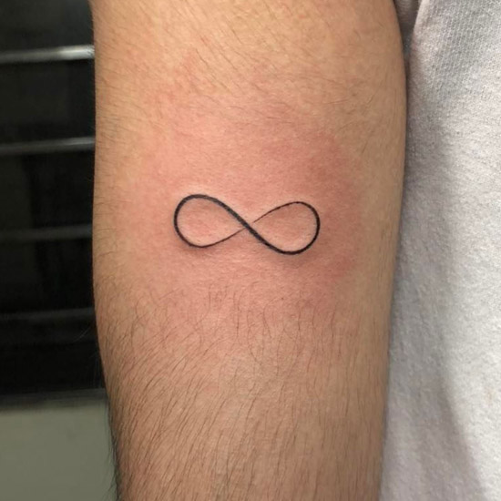 infinity outline tattoo