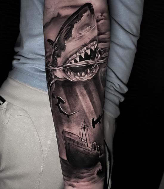 90 Shark Tattoo Designs for Men [2024 Inspiration Guide]