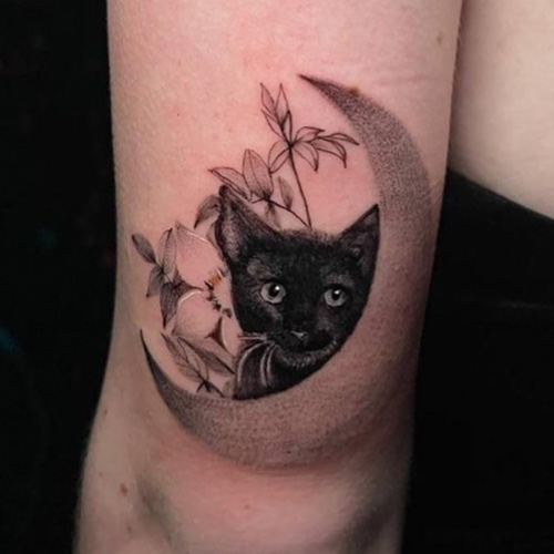 65 Mysterious Black Cat Tattoo Ideas  Are They Good Or Evil
