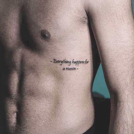 Popular Areas on Placing Your Quote Tattoos | Inku Paw