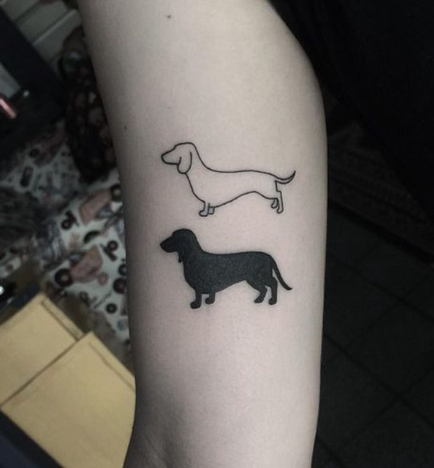 Unforgettable Small Wiener Dog Tattoos You'll Admire