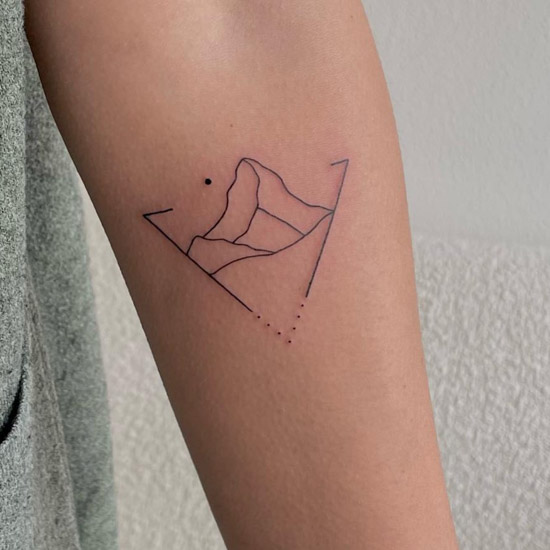 Tattoo uploaded by Vipul Chaudhary • triangle tattoo |triangle tattoo  design |tattoo for boys • Tattoodo