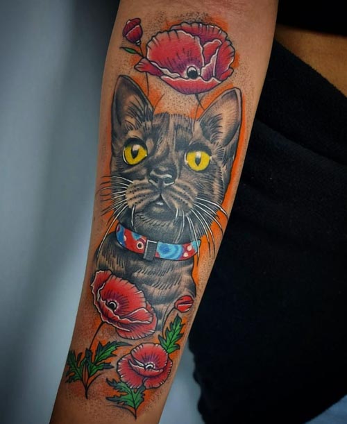 Explore the 50 Best cat Tattoo Ideas (2019) • Tattoodo
