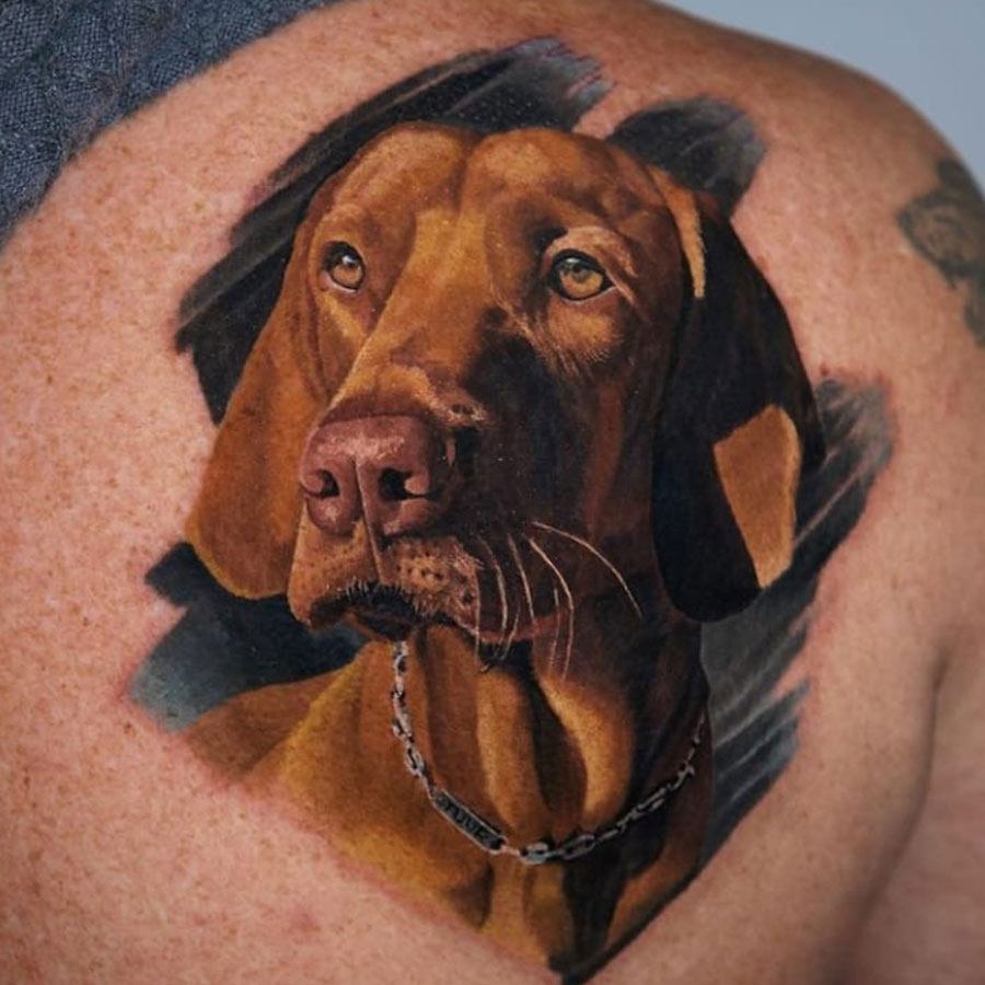 Daddy Jacks Body Art Studio  Tattoos  Realistic  Dog Portrait tattoo