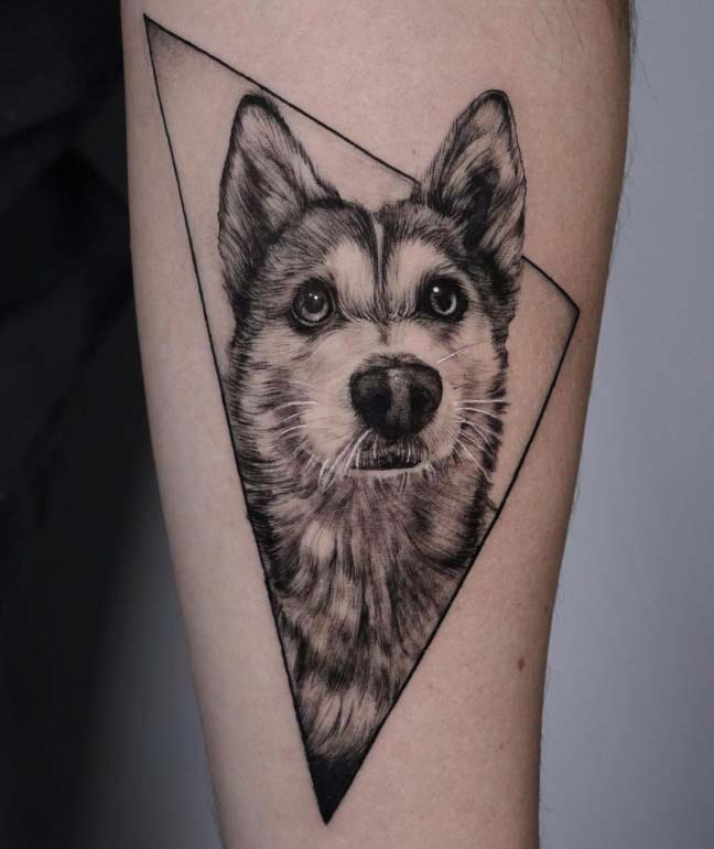 4pcs/set Cartoon Animal Dog Design Small Temporary Tattoo Stickers For  Wrist & Body | SHEIN USA