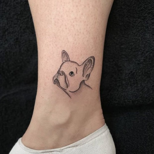 Buy French Bulldog Single Continuous Line Temporary Tattoo  Online in  India  Etsy