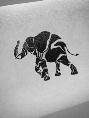 simple elephant tattoo inspiration