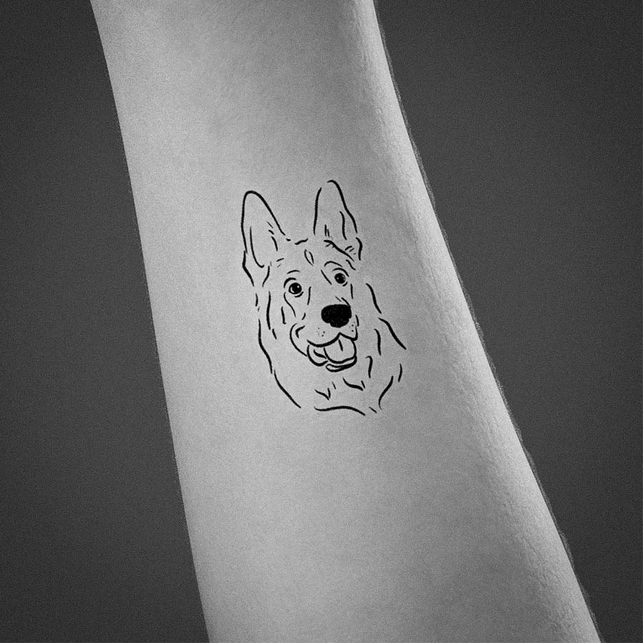 Top 67 dog ear tattoo best  thtantai2
