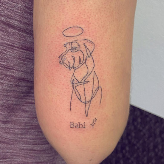Pet Memorial Tattoos: Owners Use Pet Ashes in Remembrance
