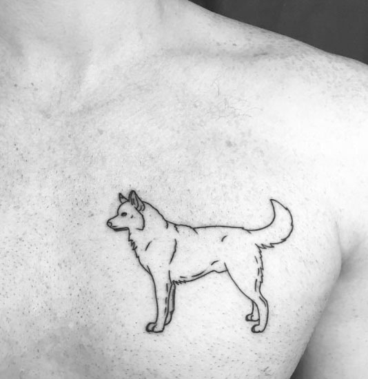 Wolf Portrait Temporary Tattoo - Set of 3 – Little Tattoos