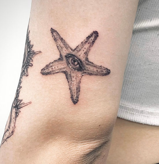 Sister Sea Star Tattoos  LuckyFish Inc and Tattoo Santa Barbara