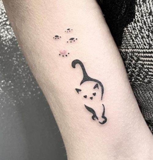 Temporary Tattoos - Set of 4 small Cat tattoos | eBay