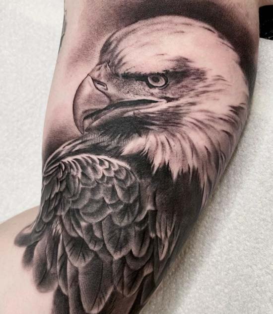 75 Best Eagle Head Tattoos  Designs With Meanings