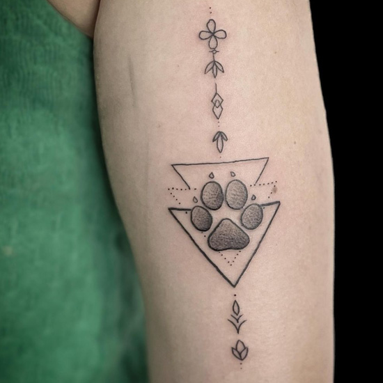 Standing Dalmatian Tattoo Design – Tattoos Wizard Designs