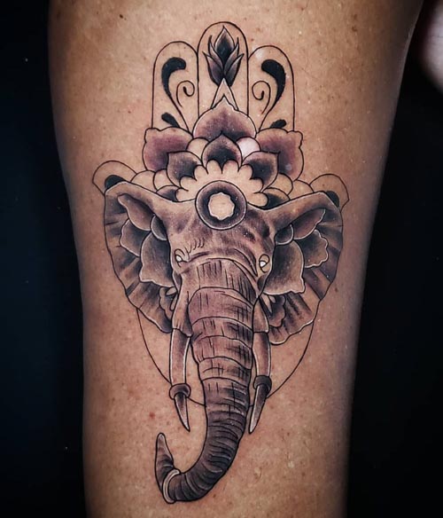 Elephant Tattoo Designs & Meanings