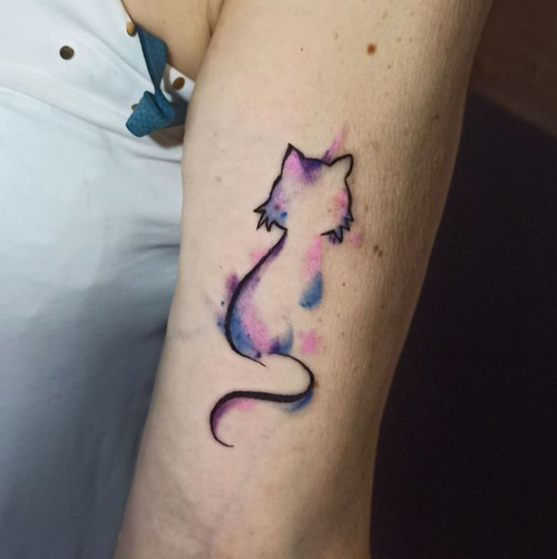 The cutest cat tattoos you'll ever see - GEEKSPIN